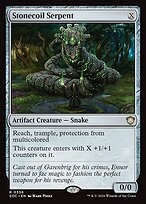 Stonecoil Serpent - Secrets of Strixhaven Commander