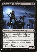 Kalastria Nightwatch - The List