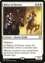 Riders of Gavony - Commander 2020