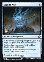 Leyline Axe - Foundations Promos - Promo Foil