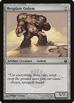 Hexplate Golem - Mirrodin Besieged