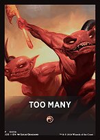 Too Many - Foundations Jumpstart Front Cards