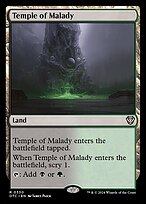 Temple of Malady - Outlaws of Thunder Junction Commander