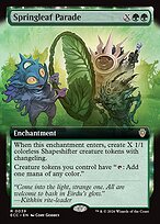 Springleaf Parade - Lorwyn Eclipsed Commander - Extended Art