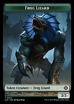 Frog Lizard - The Lost Caverns of Ixalan Commander Tokens