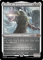 Kozilek, the Great Distortion - Commander Masters - Etched Foil