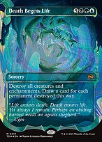 Death Begets Life - Tarkir: Dragonstorm - Halo Foil, Showcase