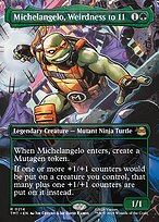 Michelangelo, Weirdness to 11 - Teenage Mutant Ninja Turtles - Borderless