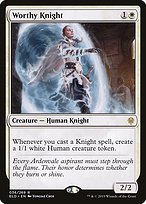 Worthy Knight - Throne of Eldraine