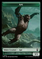 Ape - Modern Horizons 3 Commander Tokens