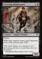 Sneering Shadewriter - Secrets of Strixhaven