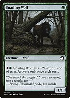 Snarling Wolf - Innistrad: Midnight Hunt
