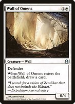 Wall of Omens - Commander 2011