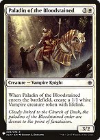 Paladin of the Bloodstained - The List