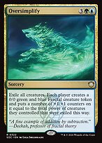 Oversimplify - Secrets of Strixhaven Commander