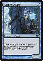 Fugitive Wizard - Eighth Edition - Promo Foil