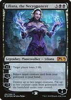 Liliana, the Necromancer - Core Set 2019 - Promo Foil