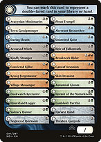 Shadows Over Innistrad Checklist 1 - Shadows over Innistrad Tokens