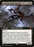 Burning-Rune Demon - Kaldheim