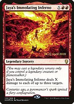 Jaya's Immolating Inferno - Dominaria Promos - Promo Foil