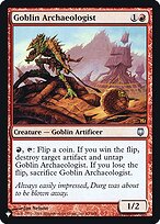 Goblin Archaeologist - The List - Promo Foil