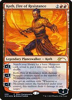 Koth, Fire of Resistance - Store Championships - Promo Foil