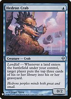 Hedron Crab - The List