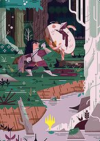 Stab Wound - Wilds of Eldraine Art Series - Borderless