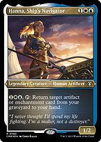 Hanna, Ship's Navigator - Commander Masters - Etched Foil