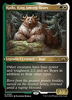 Kudo, King Among Bears - Modern Horizons 3 - Etched Foil