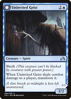 Uninvited Geist // Unimpeded Trespasser - Shadows over Innistrad