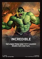 Incredible - Marvel Super Heroes Jumpstart Front Cards