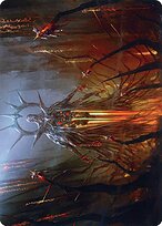 Solphim, Mayhem Dominus - Phyrexia: All Will Be One Art Series - Borderless