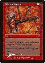 Volcanic Hammer - Seventh Edition - Promo Foil