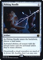 Pithing Needle - Innistrad: Midnight Hunt Promos - Promo Foil