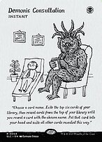 Demonic Consultation - Secret Lair Countdown - Borderless