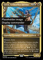 Satya, Aetherflux Genius - Modern Horizons 3 Commander - Etched Foil