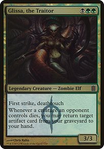 Glissa, the Traitor - Commander's Arsenal Oversized - Promo Foil