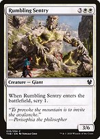 Rumbling Sentry - Theros Beyond Death