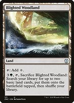 Blighted Woodland - Zendikar Rising Commander