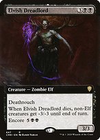 Elvish Dreadlord - Commander Legends - Extended Art