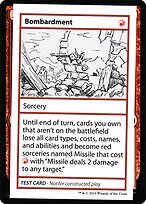 Bombardment - Mystery Booster Playtest Cards 2021