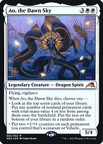 Ao, the Dawn Sky - Kamigawa: Neon Dynasty Promos