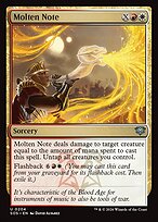 Molten Note - Secrets of Strixhaven