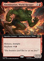 Abomination, World Ravager - Marvel Super Heroes Commander - Extended Art