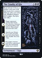 The Cruelty of Gix - Dominaria United Promos - Promo Foil