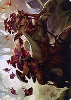 Sprouting Goblin - Dominaria United Art Series - Borderless