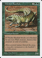 Thicket Basilisk - Fifth Edition