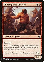 Ill-Tempered Cyclops - The List