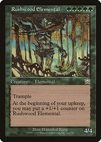 Rushwood Elemental - Mercadian Masques